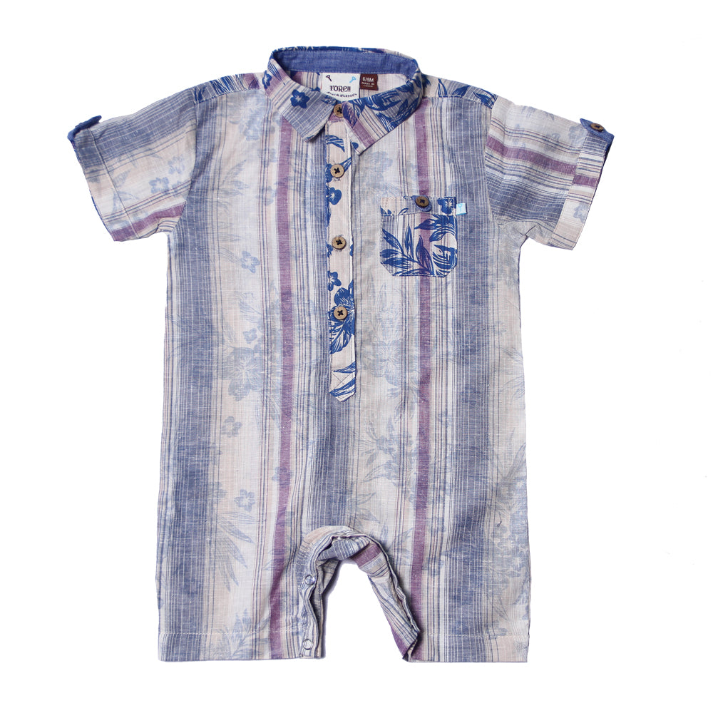 Fore, Baby Boy Apparel - Rompers,  Fore! Axel & Hudson Aloha Romper