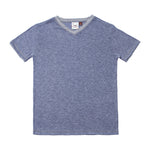 Fore, Boy - Shirts,  Fore! Axel & Hudson Blue White Heather Melange Jersey Tee