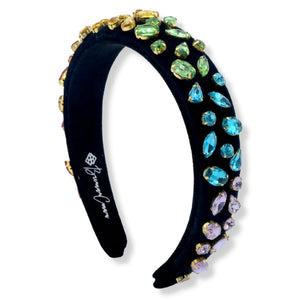 Brianna Cannon Black Thin Velvet Headband - Eden Lifestyle