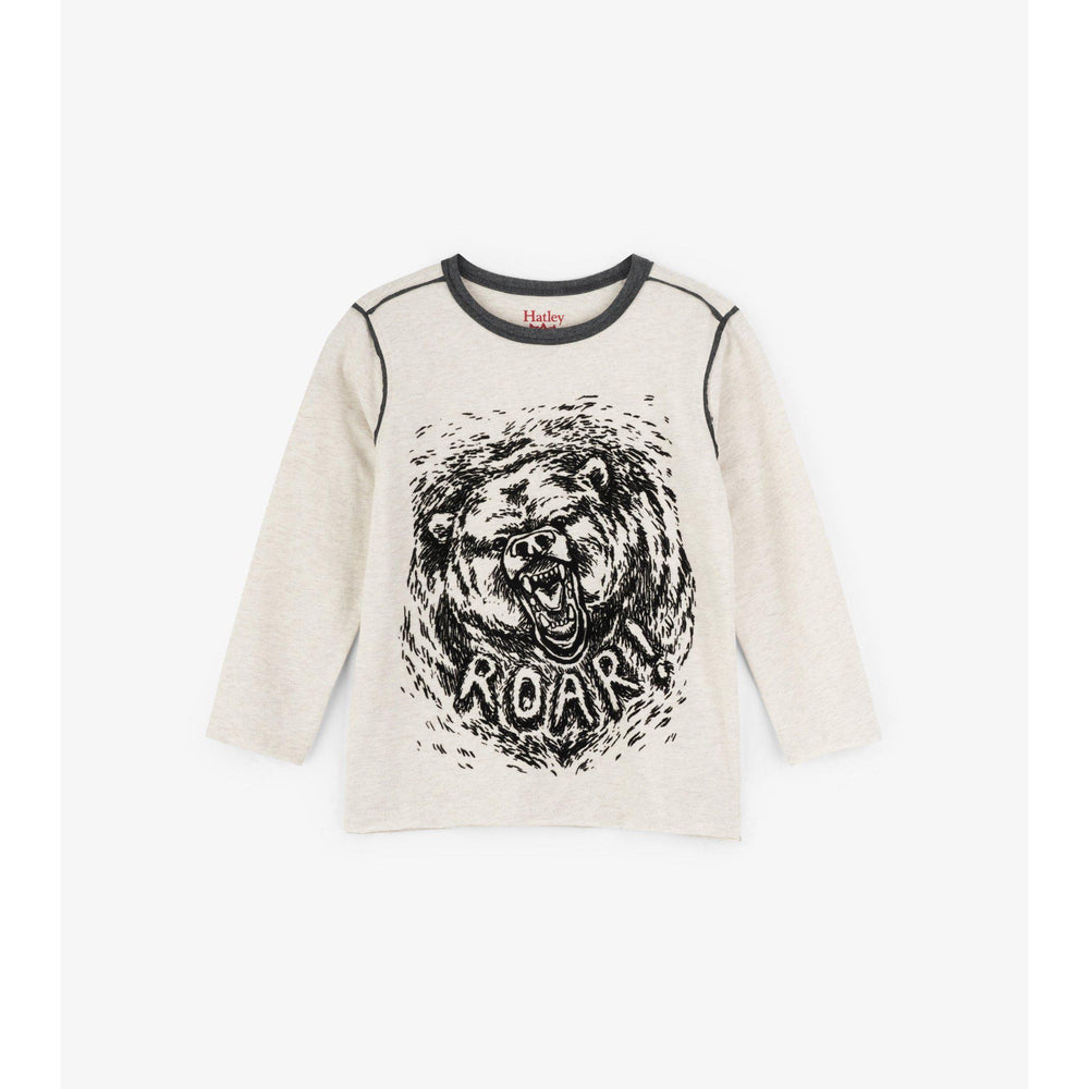 Hatley, Boy - Tees,  Hatley Grizzly Roar Long Sleeve Tee