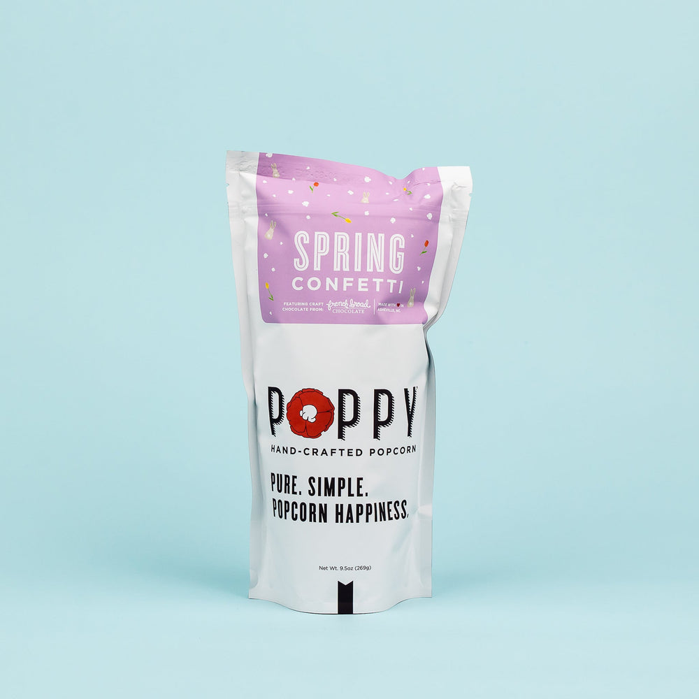 Poppy Handcrafted Popcorn Spring Confetti Market Bag - Eden Lifestyle