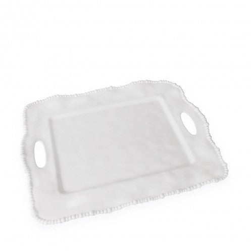 Beatriz Ball, Home - Serving,  Beatriz Ball VIDA Alegria Rectangular Tray with Handles White