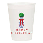 Ginger Jar Watercolor Reusable Christmas Cups - Set of 10 - Eden Lifestyle