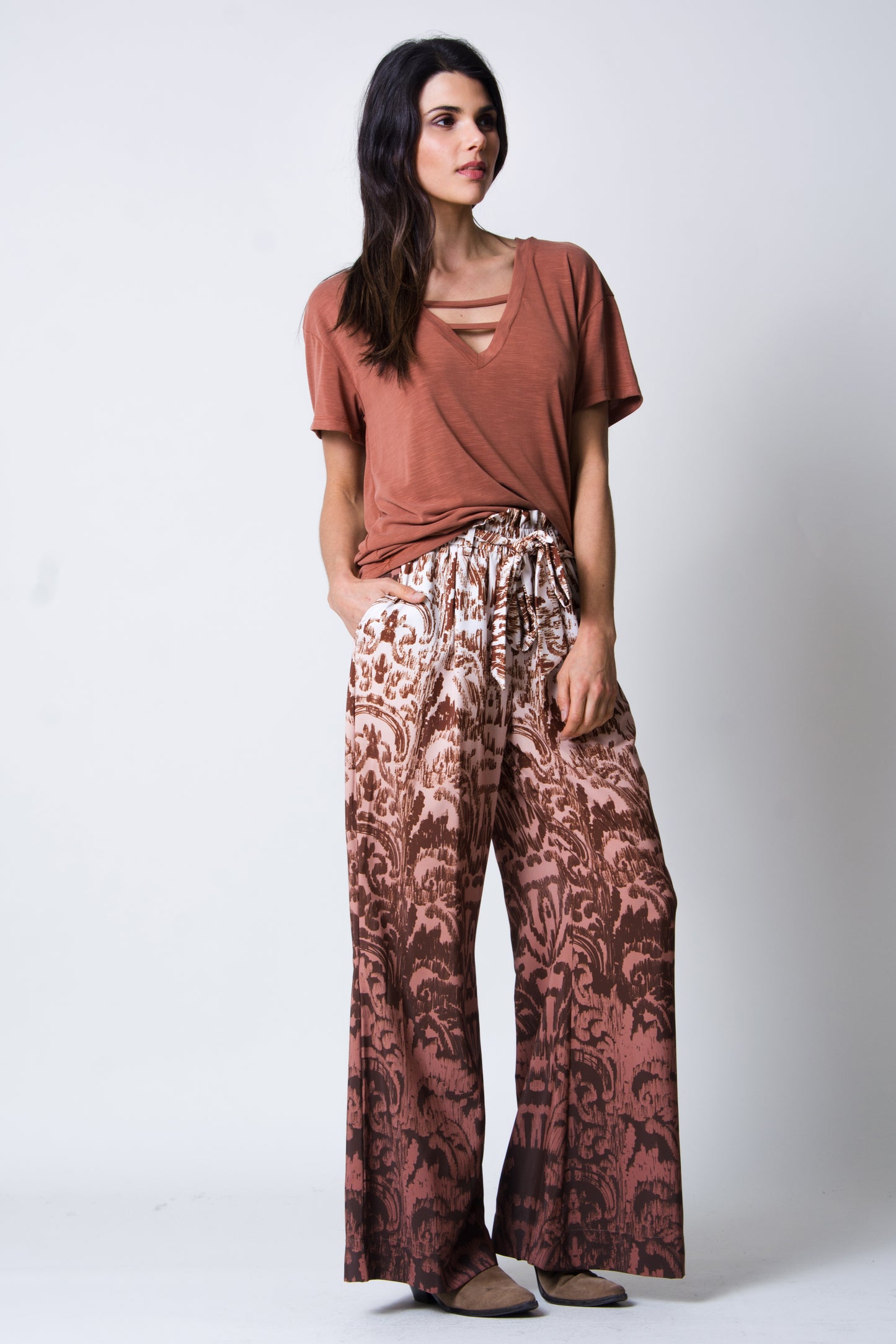 Wanderlux, Women - Tees,  Lexington V-Neck Tee