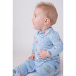 Angel Dear, Baby Boy Apparel - Rompers,  Angel Dear Little Viking Polo Romper