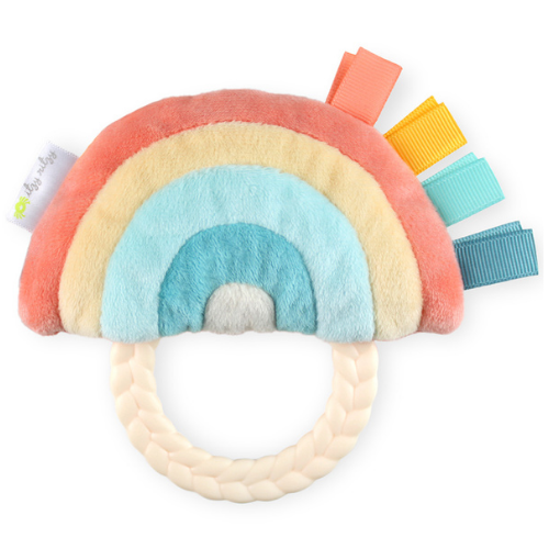 Rainbow Ritzy Rattle Pal™ Plush Rattle Pal with Teether - Eden Lifestyle