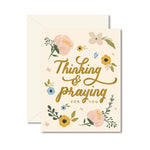 Thinking and Praying for you Greeting Card - Eden Lifestyle