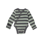 Loved Baby, Baby Boy Apparel - One-Pieces,  L'ovedbaby Organic Kimono Bodysuit - Stripe Hype
