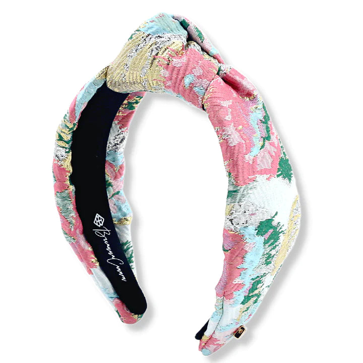 Spring Floral Brocade Headband - Eden Lifestyle