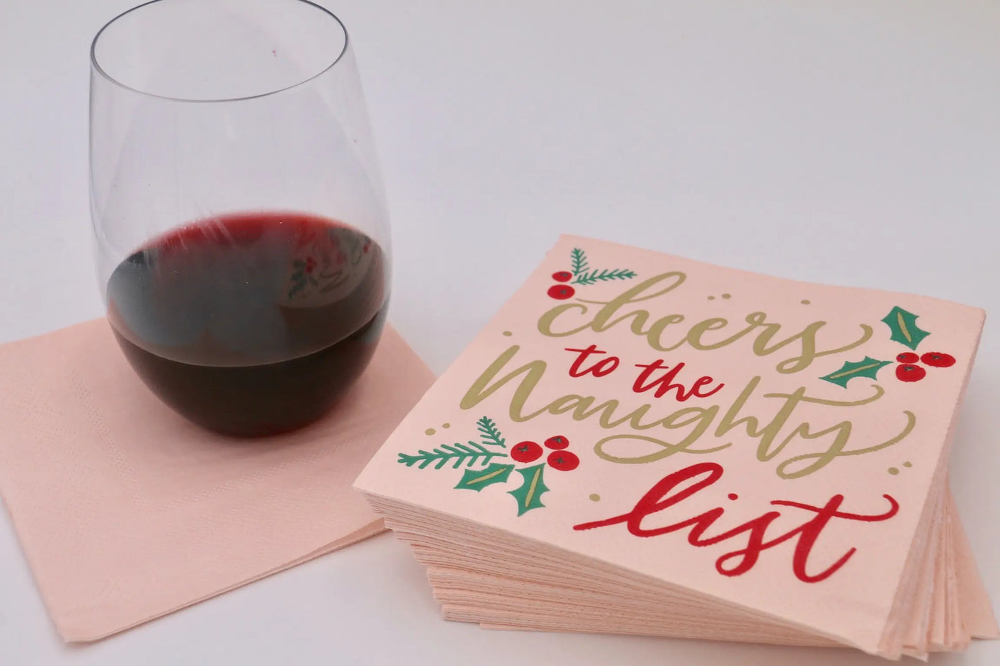 Cheers to the Naughty List Cocktail Napkins - Eden Lifestyle