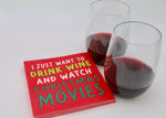 Watch Christmas Movies Cocktail Napkins - Eden Lifestyle