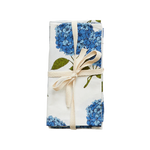 4-Pack Napkin Set - Blue Hydrangeas - Eden Lifestyle