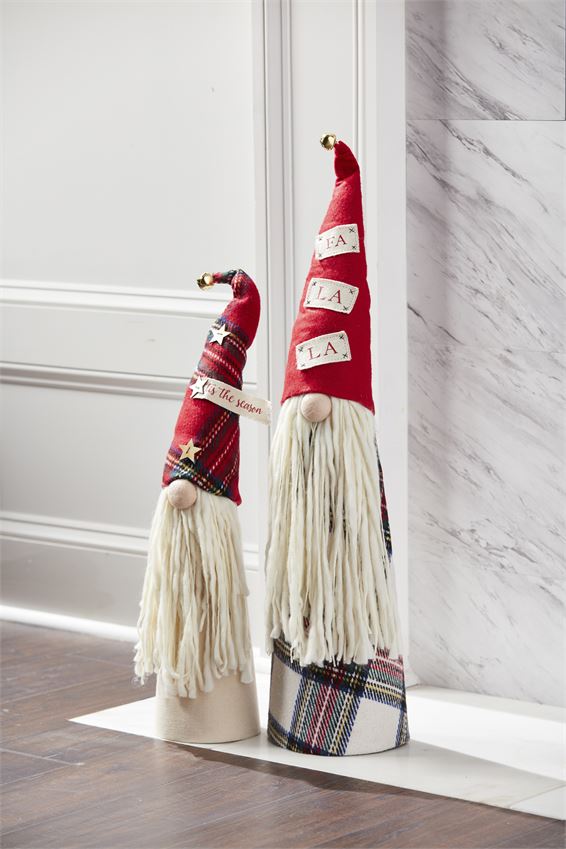Mud Pie Extra Large Gnome Sitter Set - Eden Lifestyle