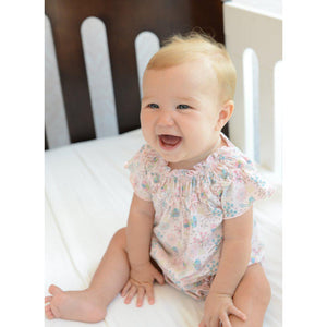 Feather Baby, Baby Girl Apparel - One-Pieces,  Ruched Bubble - Regal Bird