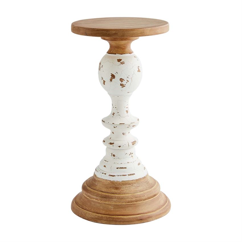 Mud Pie Two Tone Rustic Candle Sticks - Eden Lifestyle