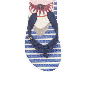 Joules, Shoes - Boy,  Joules Printed Flip Flops - Blue Shark Stripe