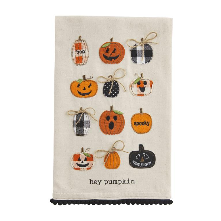 Faces Halloween Applique Towel - Eden Lifestyle