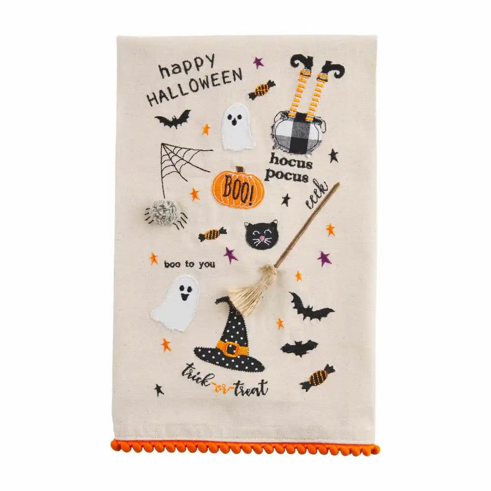 Icons Halloween Applique Towel - Eden Lifestyle