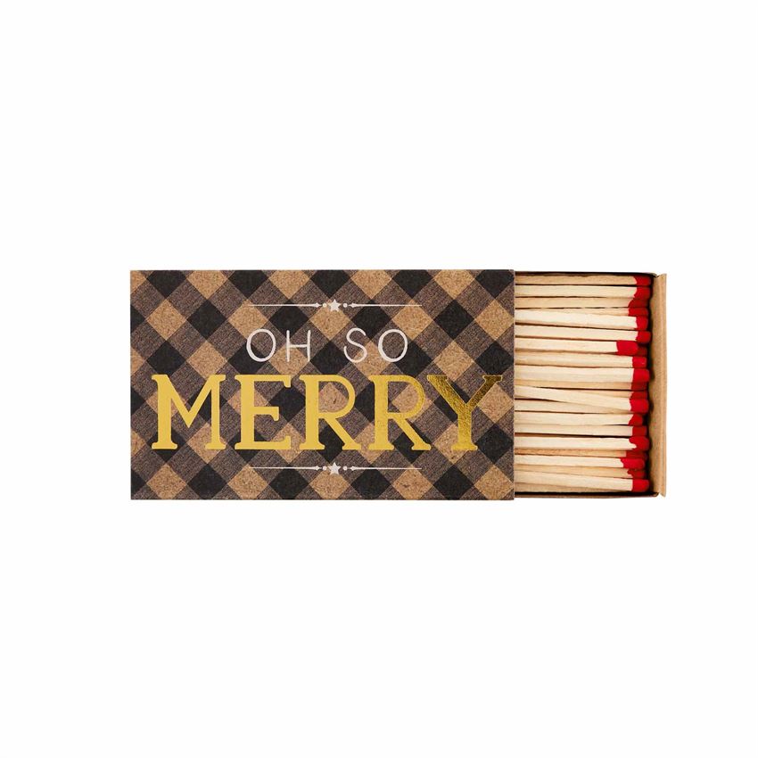 Mud Pie Buffalo Plaid Matches - Eden Lifestyle