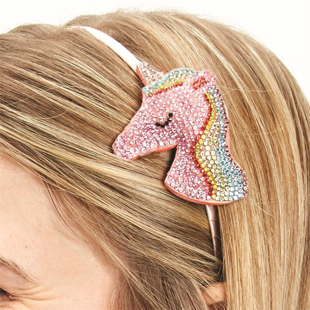 Eden Lifestyle, Accessories - Bows & Headbands,  Diamond Unicorn Headband - Assorted