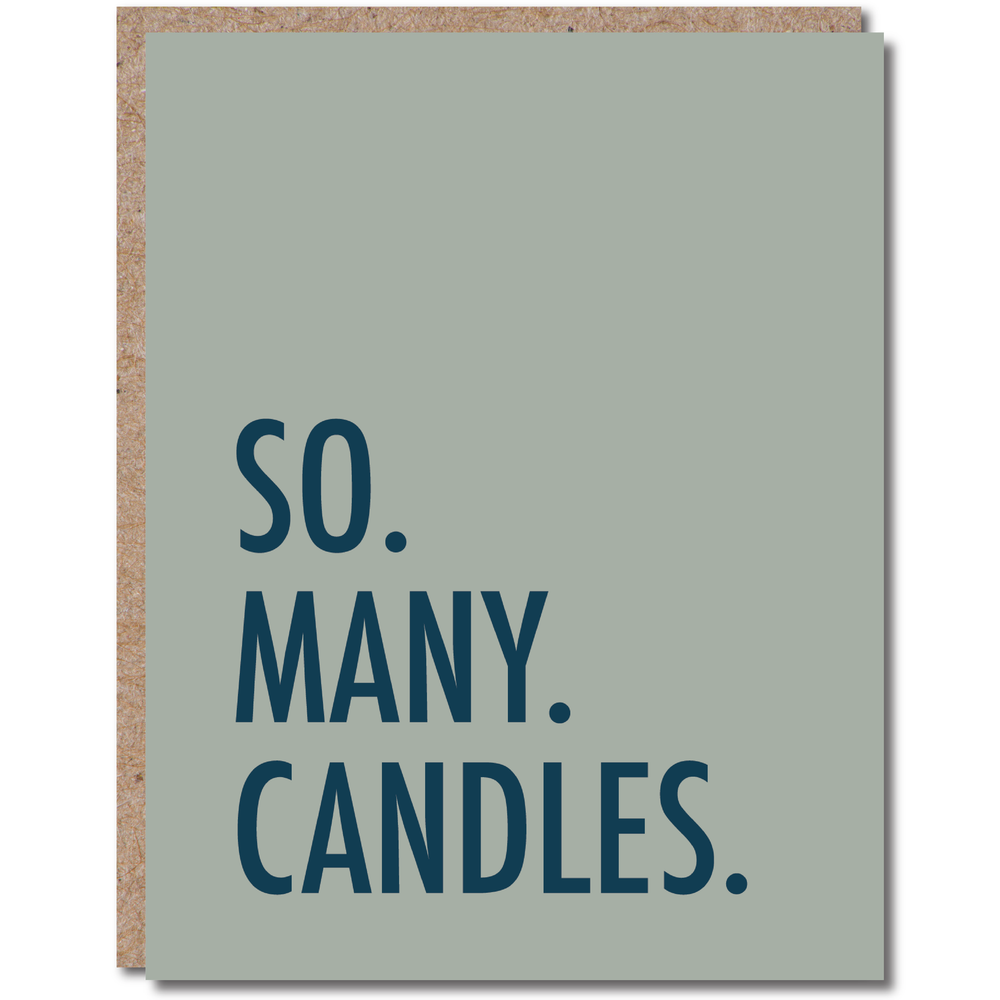 So Many Candles Greeting Card - Eden Lifestyle