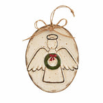 Angel Farmhouse Stoneware Ornament - Eden Lifestyle