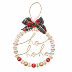 Ho Ho Beaded Ornament - Eden Lifestyle