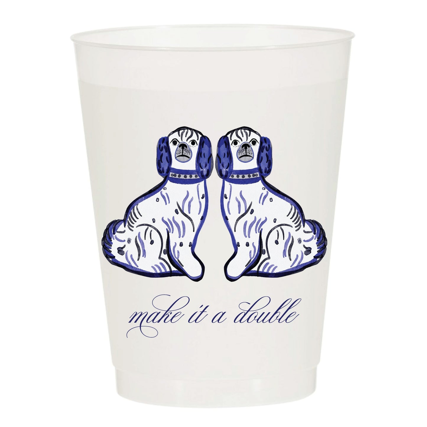 Make It A Double Watercolor Reusable Cups - Set of 10 - Eden Lifestyle