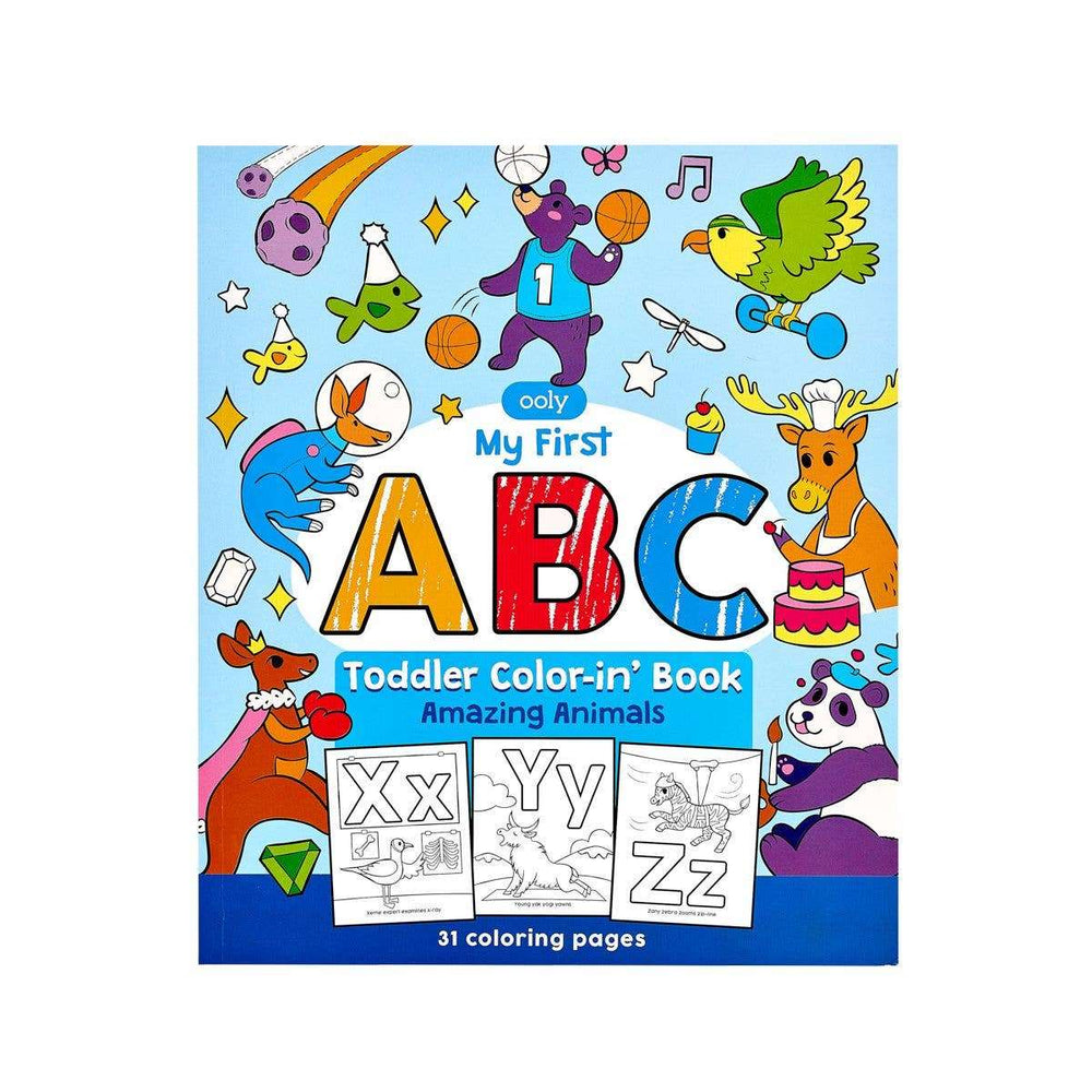 ABC: Amazing Animals Toddler Coloring Book - Eden Lifestyle