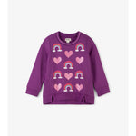 Hatley, Girl - Outerwear,  Hatley Hearts and Rainbows Long Sleeve Pullover