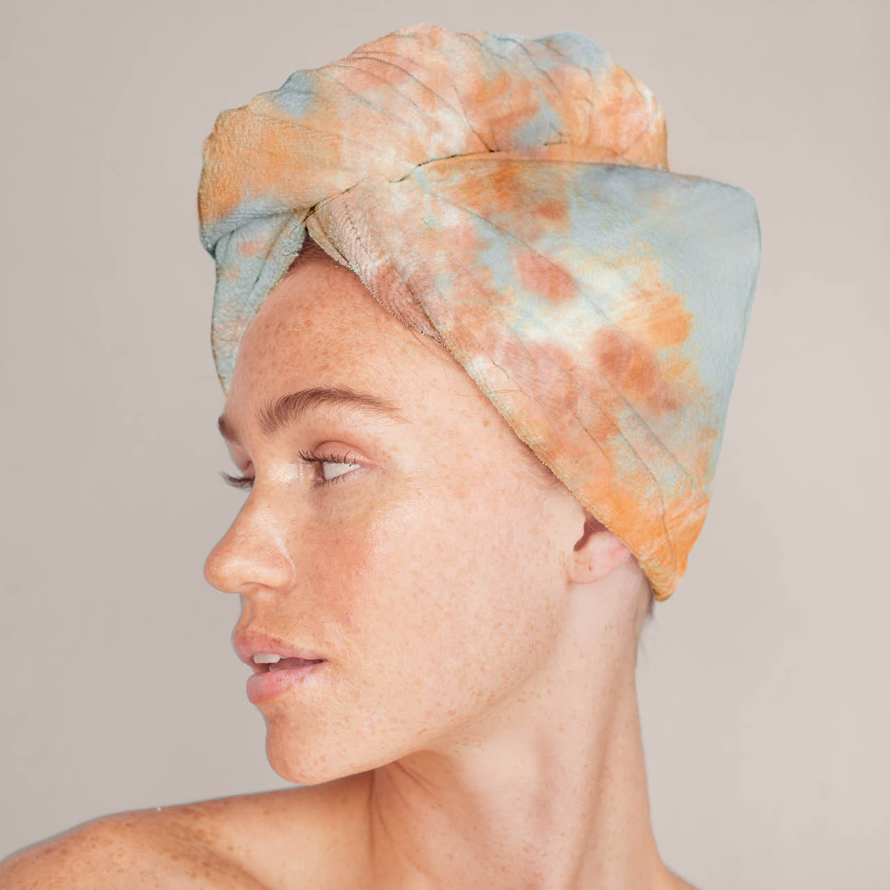 Microfiber Hair Towel - Sunset Tie Dye - Eden Lifestyle