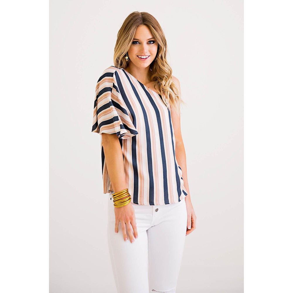 Eden Lifestyle, Women - Shirts & Tops,  Be Bold One Shoulder