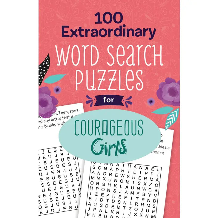 100 Extraordinary Word Search Puzzles for Courageous Girls - Eden Lifestyle