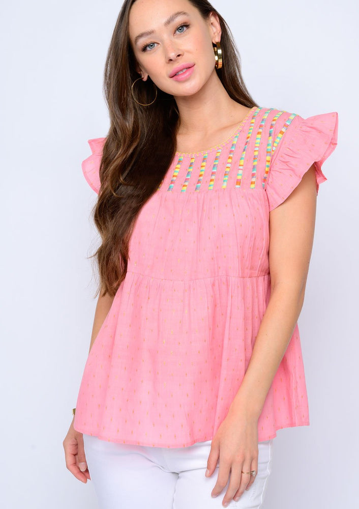 Pink Party Top - Eden Lifestyle