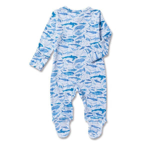 Angel Dear, Baby Boy Apparel - One-Pieces,  Angel Dear Deep Sea Footie