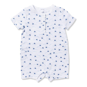 Angel Dear, Baby Boy Apparel - Rompers,  Disty Boats Shortall