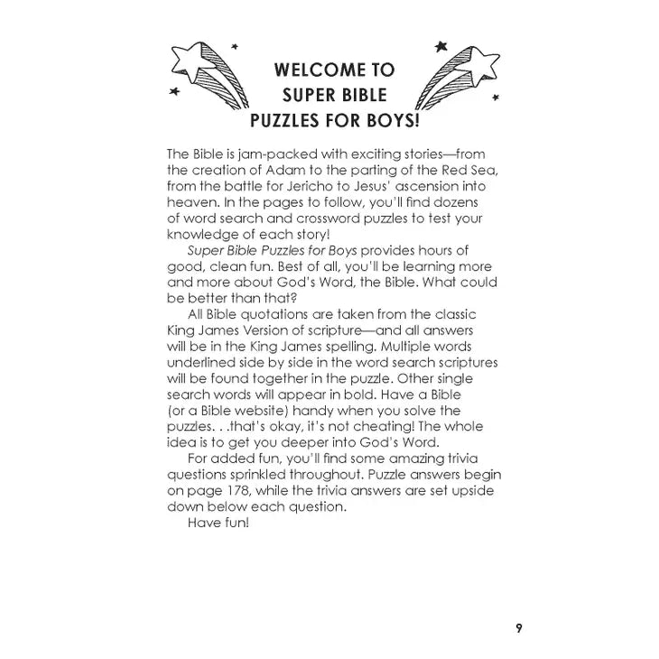 Super Bible Puzzles for Boys - Eden Lifestyle