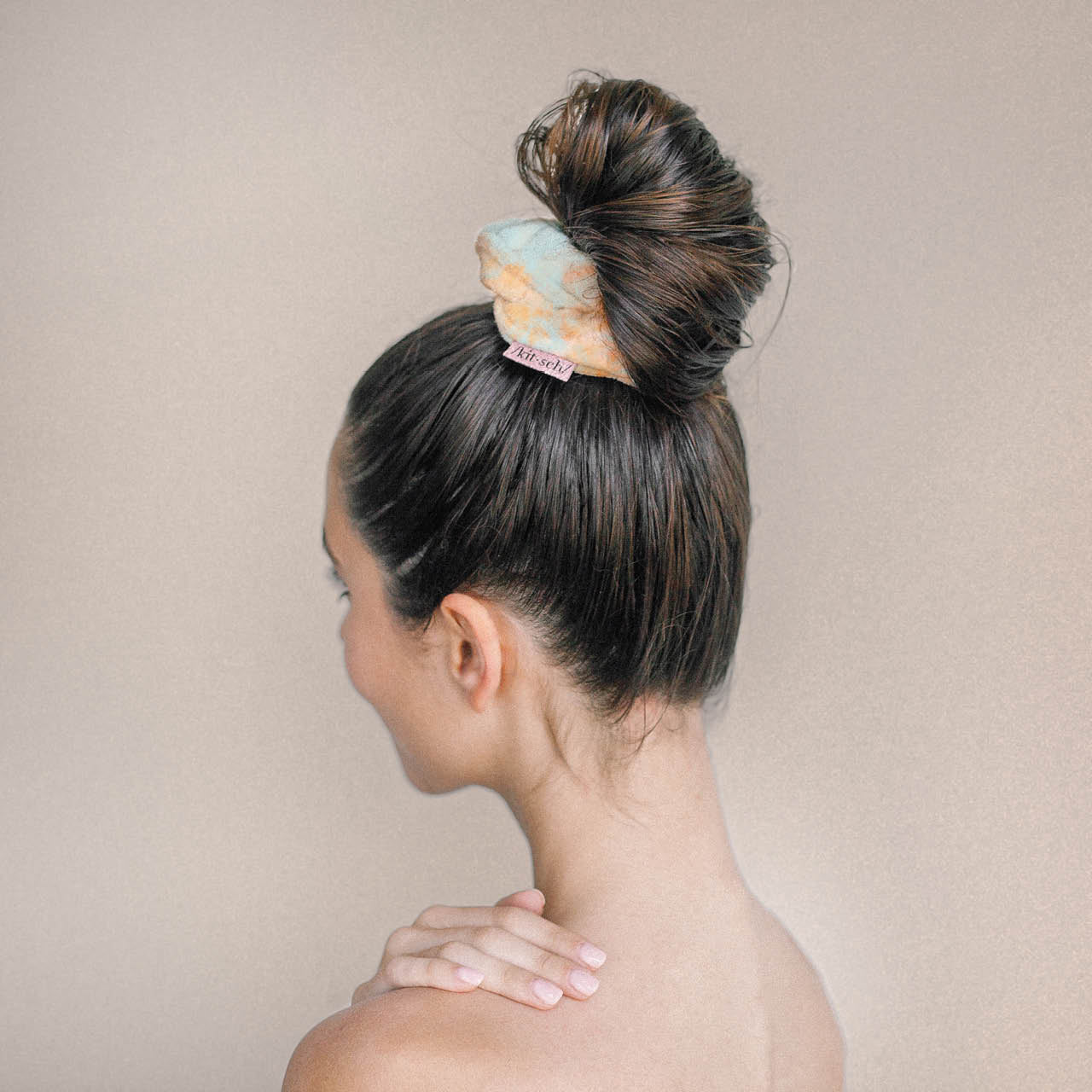 Microfiber Towel Scrunchies - Sunset Tie Dye - Eden Lifestyle