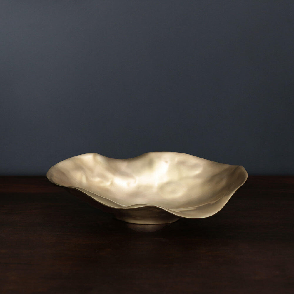 SIERRA Maia Medium Oval Bowl (Gold) - Eden Lifestyle