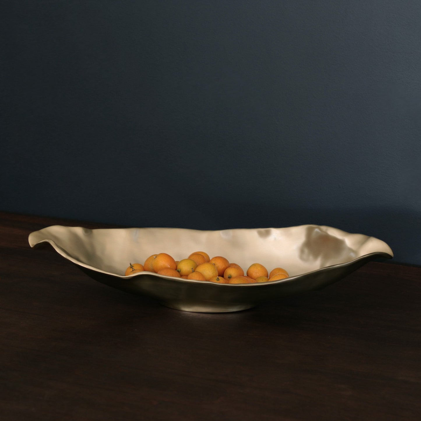 SIERRA MODERN Maia Medium Long Oval Bowl (Gold) - Eden Lifestyle