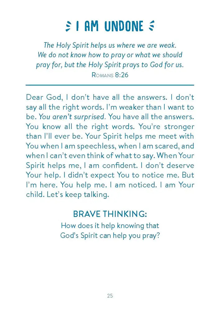 3-Minute Prayers for Brave Boys Book - Eden Lifestyle