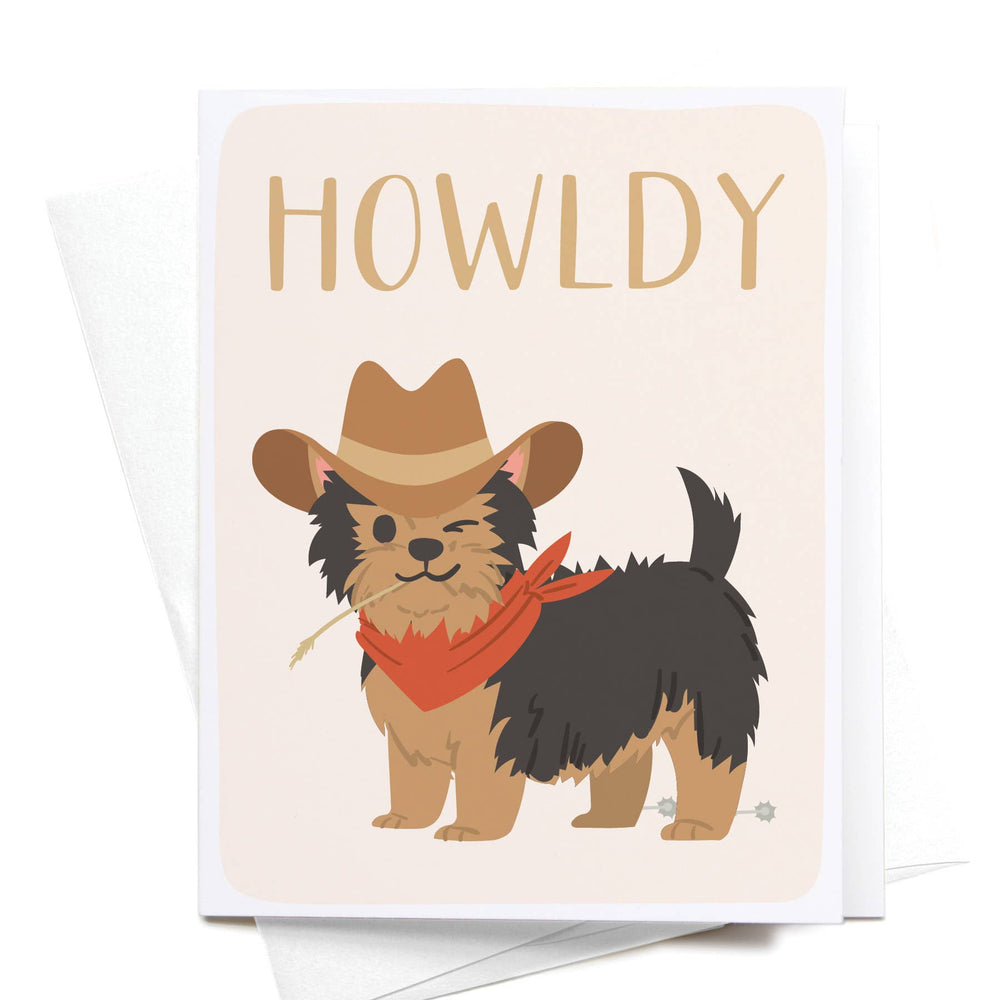 Howldy Greeting Card - Eden Lifestyle
