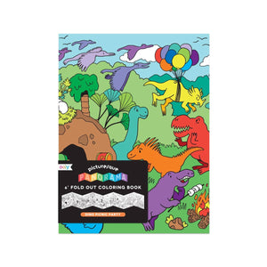 Picturesque Panorama Coloring Book - Dino Picnic Party - Eden Lifestyle