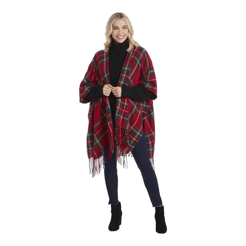 Tartan Plaid Wrap - Eden Lifestyle