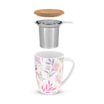Pinky Up, Home - Food & Drink,  Bailey Botanical Bliss Ceramic Tea Mug & Infuser