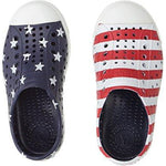 Native, Shoes - Boy,  Jefferson Print - Stars and Stripe Print