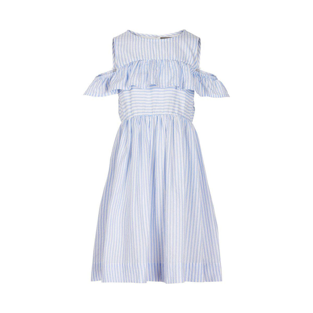 Creamie, Girl - Dresses,  Blue Striped Dress
