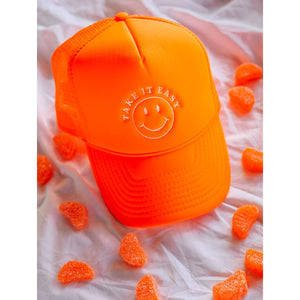 Smiley Neon Trucker Hat - Eden Lifestyle