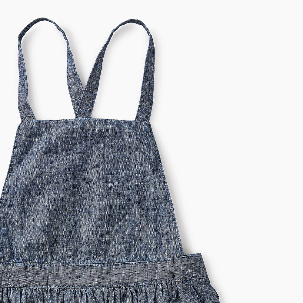 Tea Collection, Girl - Dresses,  Chambray Jumper