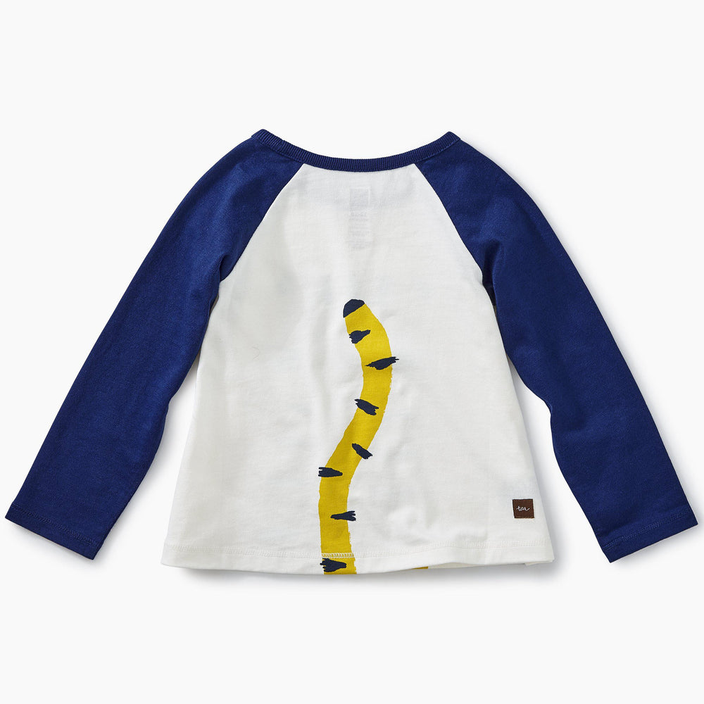 Tea Collection, Baby Girl Apparel - Tees,  Tiger Raglan Graphic Tee